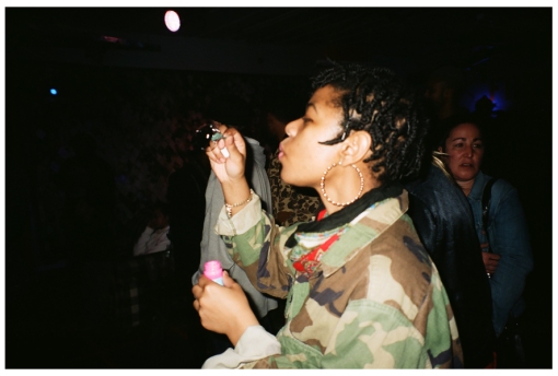 ajo blowing bubbles @ FreeCandy, Dec13